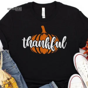 Thankful Pumpkin Thanksgiving T-Shirt