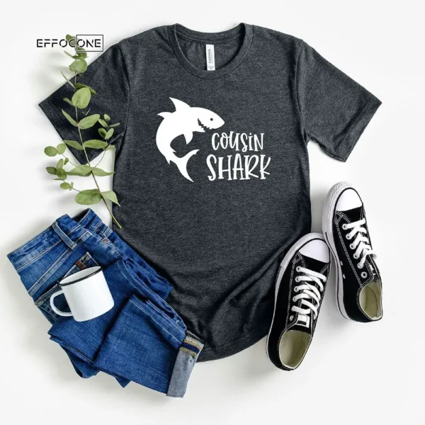 Cousin Shark Birthday T-shirt