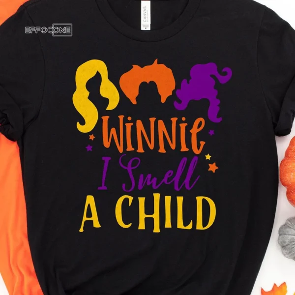 Winnie I Smell A Child Halloween T-Shirt