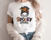 Spooky Mama Halloween T-Shirt