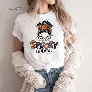 Spooky Mama Halloween T-Shirt