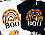 Halloween Boo Rainbow Party T-Shirt