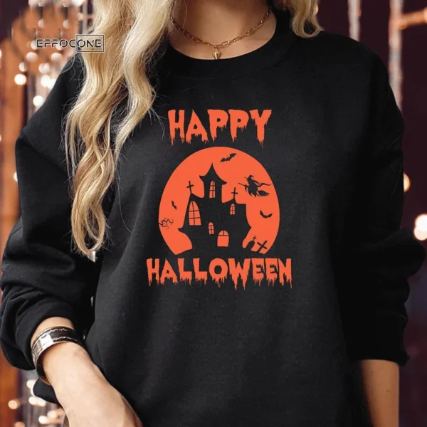 HAPPY HALLOWEEN Ghost HOUSE Sweatshirt