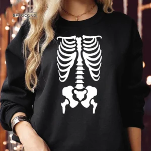 Halloween SKELETON RIB CAGE Bones Sweatshirts