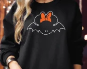 VAMPIRE BAT MINNIE Halloween Sweatshirts