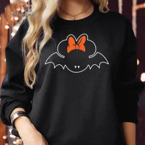 VAMPIRE BAT MINNIE Halloween Sweatshirts