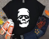FRANKENSTEIN Halloween Horror Movie Cult Classic Scary T-shirt