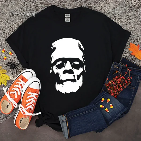 FRANKENSTEIN Halloween Horror Movie Cult Classic Scary T-shirt