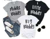 Big Buddy Little Buddy Middle Buddy T-shirt