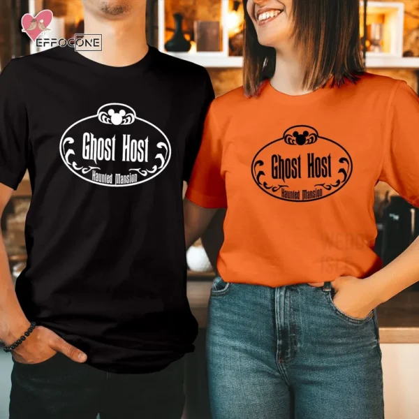 Ghost Host Haunted Mansion Halloween T Shirt