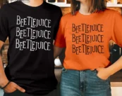 BEETLEJUICE HALLOWEEN Horror Scary T-shirt