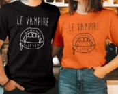 LE VAMPIRE HALLOWEEN Horror Movie Character T-shirt