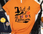 Just A Girl Who Loves Halloween T-Shirt