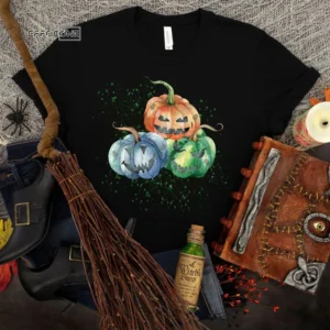 Spooky Pumpkins Halloween Funny T-Shirt