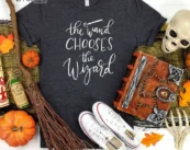 The Wand Chooses The Wizard Halloween T-Shirt