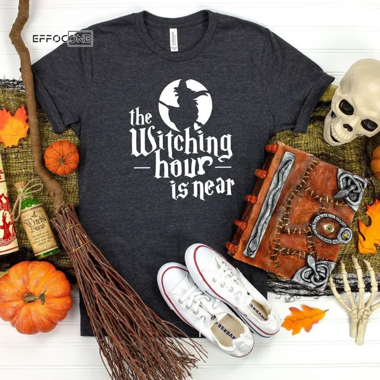 The Witching Hour Is Near Halloween T-Shirt