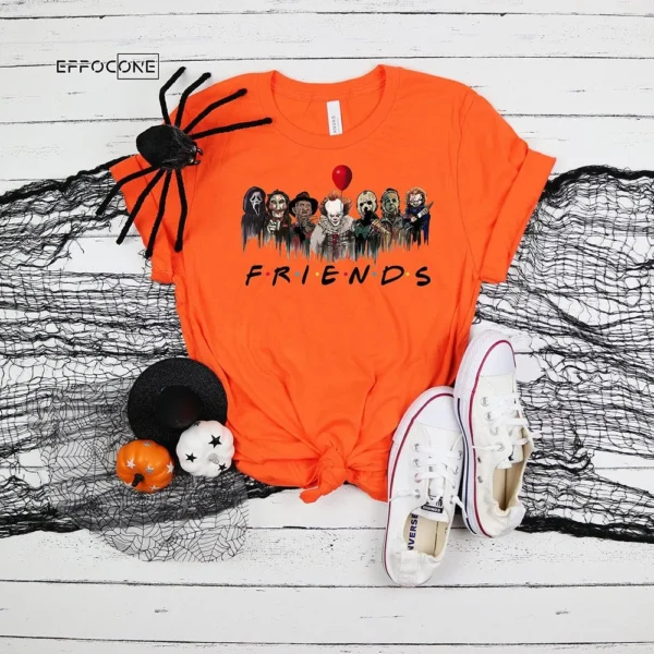 Halloween Friends Scary Movies T-Shirt