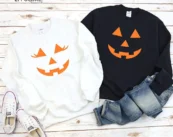Halloween Pumpkin Face T-Shirt