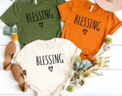 Blessing Thankgiving Cute Fall T-Shirt