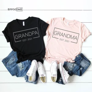 Grandma And Grandpa Est. 2021 T-Shirt
