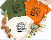 One Blessed Auntie Thankgiving T-Shirt