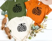 Pattern Pumpkin Thankgiving T-Shirt