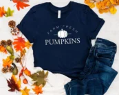 Farm Fresh Pumpkins Thanksgiving T-Shirt