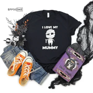 I Love My Mummy Halloween T-shirt