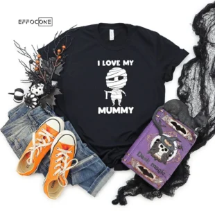 I Love My Mummy Halloween T-shirt