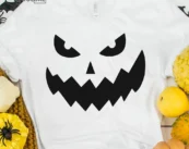 Pumpkin Face Halloween T-Shirt