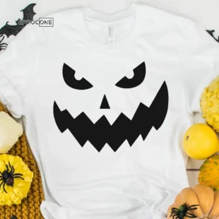 Pumpkin Face Halloween T-Shirt