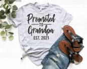 Promoted To Grandpa Est. 2021 T-Shirt