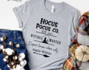Hocus Pocus Co Witches Wanted Halloween T-Shirts