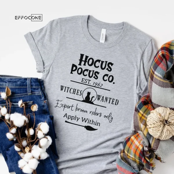 Hocus Pocus Co Witches Wanted Halloween T-Shirts
