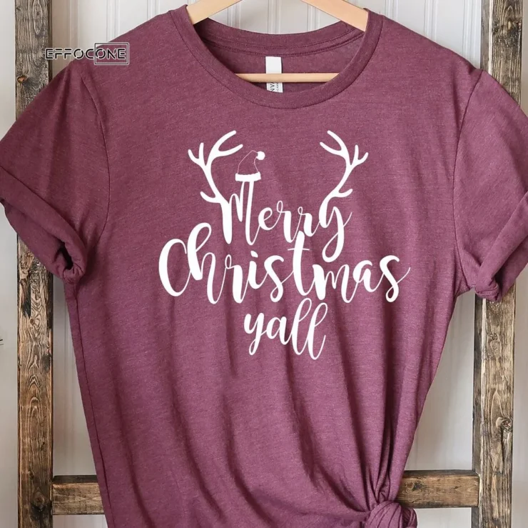 Merry Christmas Y'all Family T-shirt