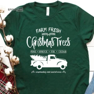 Farm Fresh Trees Christmas T-Shirt