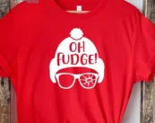 Oh Fudge Funny Christmas T-Shirt