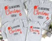 Quarantine Christmas Crew T-shirt