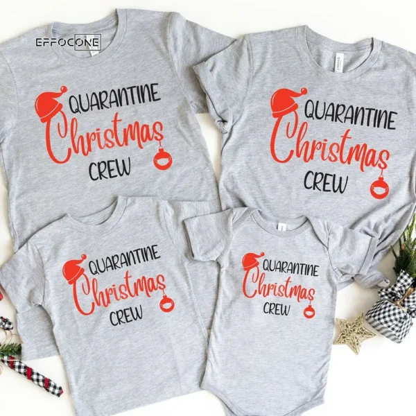 Quarantine Christmas Crew T-shirt