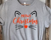Meowy Christmas T-Shirt
