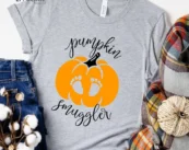 Pumpkin Smuggler Pregnancy Announcement T-Shirt