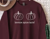 Boobie Spice Latte Fall Mama T-shirt
