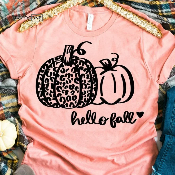 Hello Fall Pumpkin T-shirt