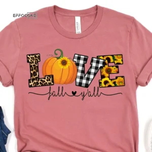 Love Fall Y'all T-Shirt