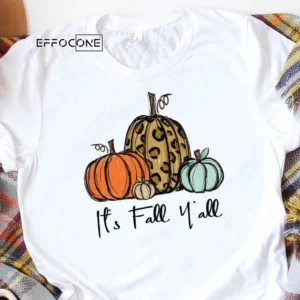 It's Fall Y'all Pumpkin T-Shirt