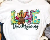 Love Thanksgiving Fall Pumpkin T-Shirt