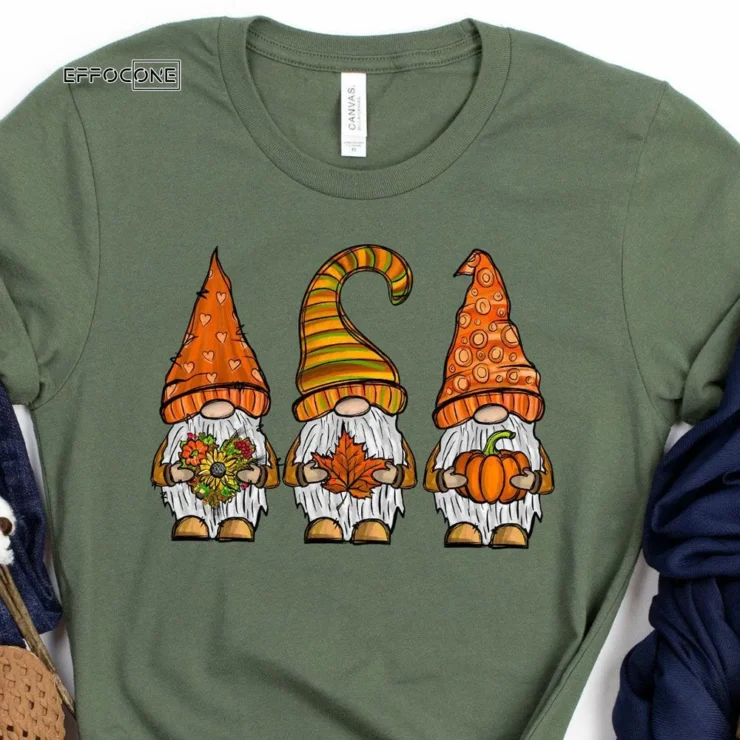 Fall Gnomes Pumpkin T-Shirt