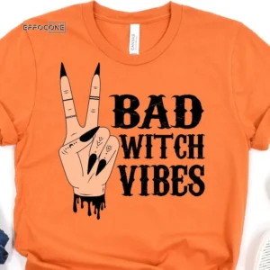 Bad Witch Vibes Halloween T-Shirt