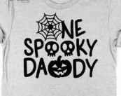 One Spooky Daddy Halloween T-Shirt
