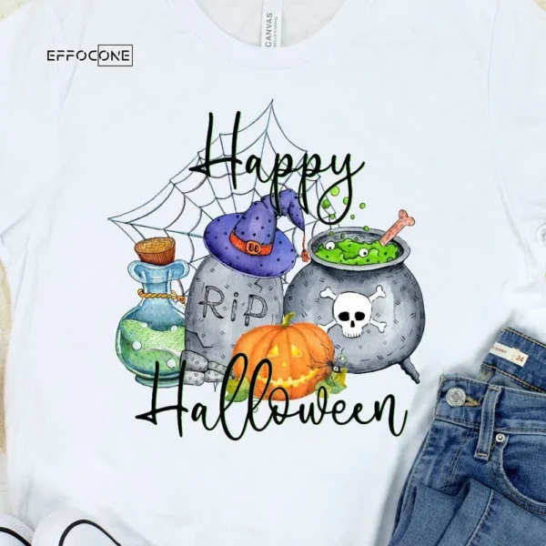Happy Halloween Color Hocus Pocus T-Shirt